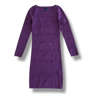 Rolo & Ale Plum Bandage‎ Bodycon Dress Women’s Small Long Sleeve Cocktail Party